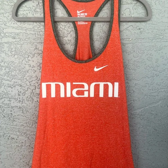 Nike Women's Orange UM Tank Top - Picture 1 of 5